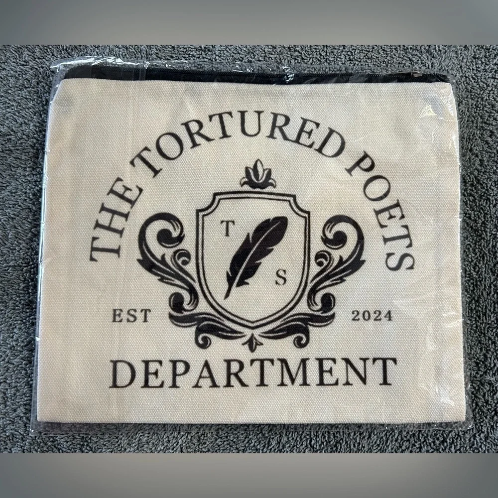 Taylor Swift The Tortured Poets Department Cosmetic Bag